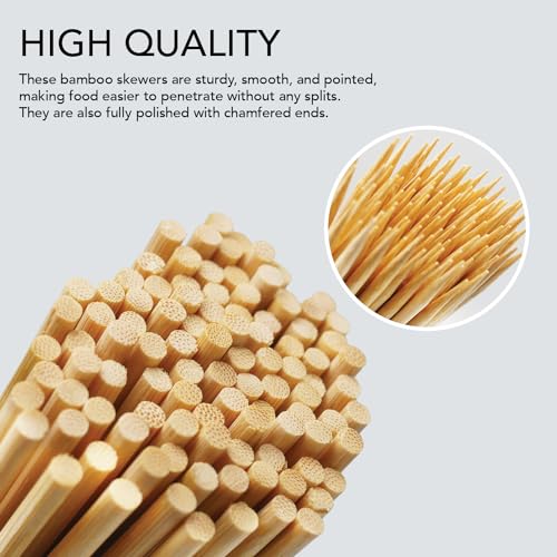 Party Essentials Espetos de bambu, 30,5 cm, natural
