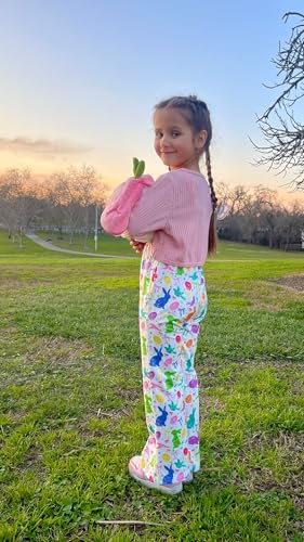 Image of HIHA Girls Sleeveless Jumpsuits Outfit Long Sleeve Twist Front Tops Romper Clothes Set Size 4-12