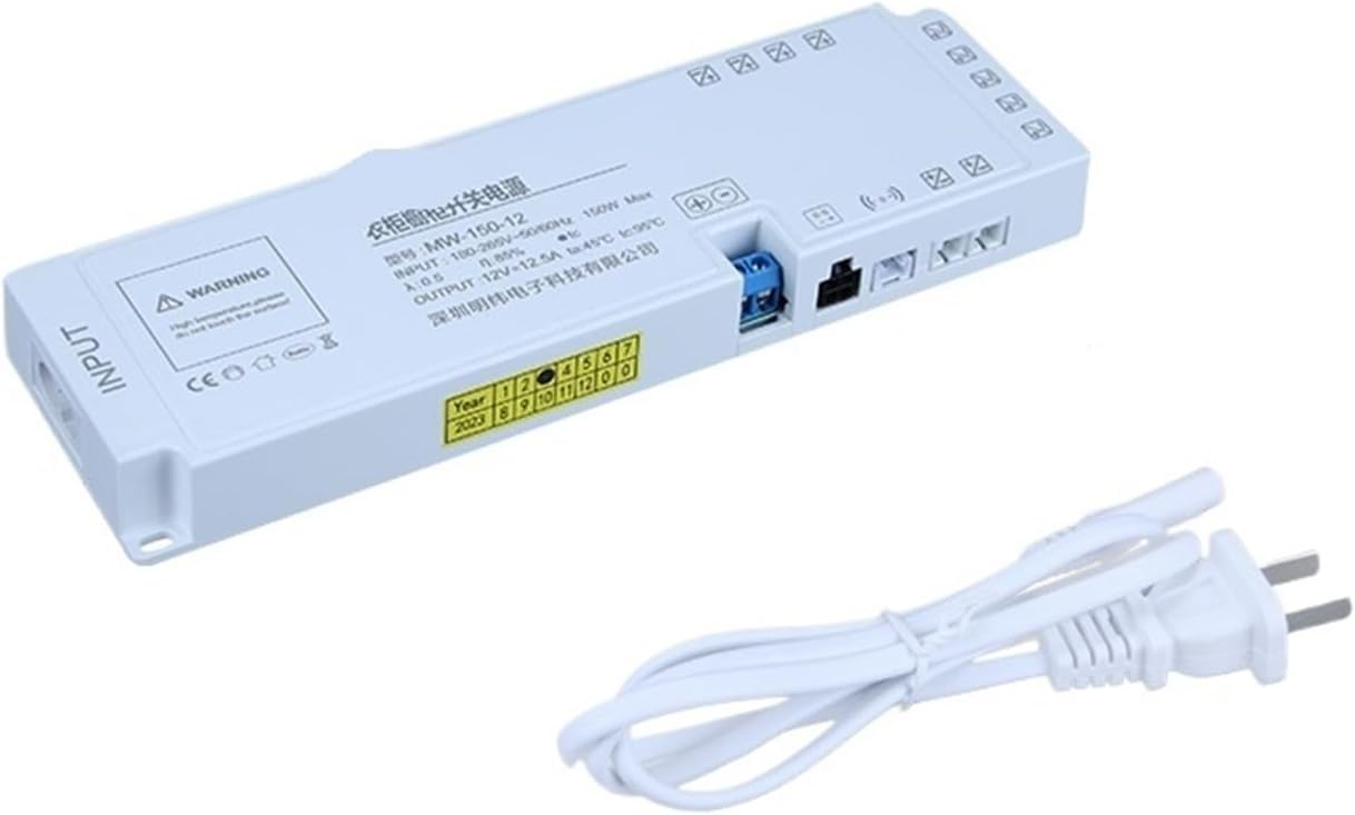 Cabinet Light Dedicated Power Supply 12V line Interface Light with Induction Switch Transformer 24V Wardrobe Wine Cabinet(MW-36W-24V)