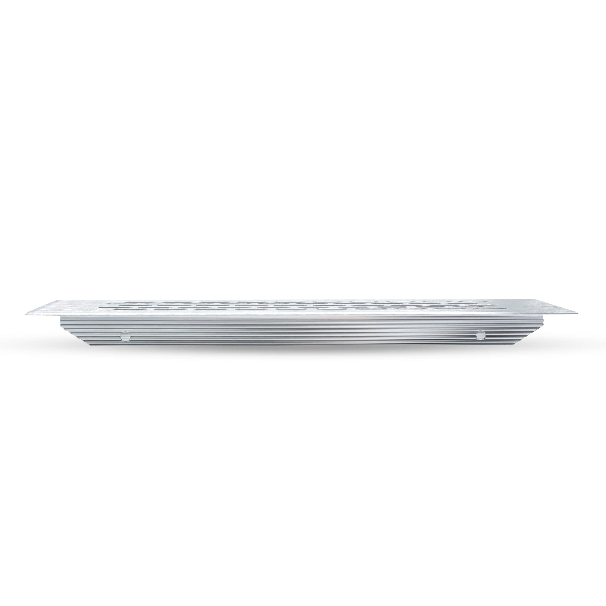 DOJA Barcelona Ventilation grille stainless steel, 245 x 60 cm, INOX, pack 1, exhaust grille, oven, fireplace, kitchen - Image 3