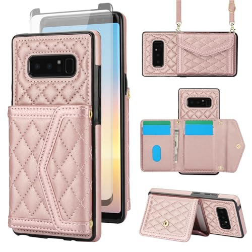 Pochette Note 8 Samsung Asuwish à bandoulière pour des sorties libres et légères