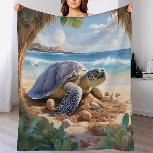 Couverture tortue polaire chaude contre les frissons sur le lit