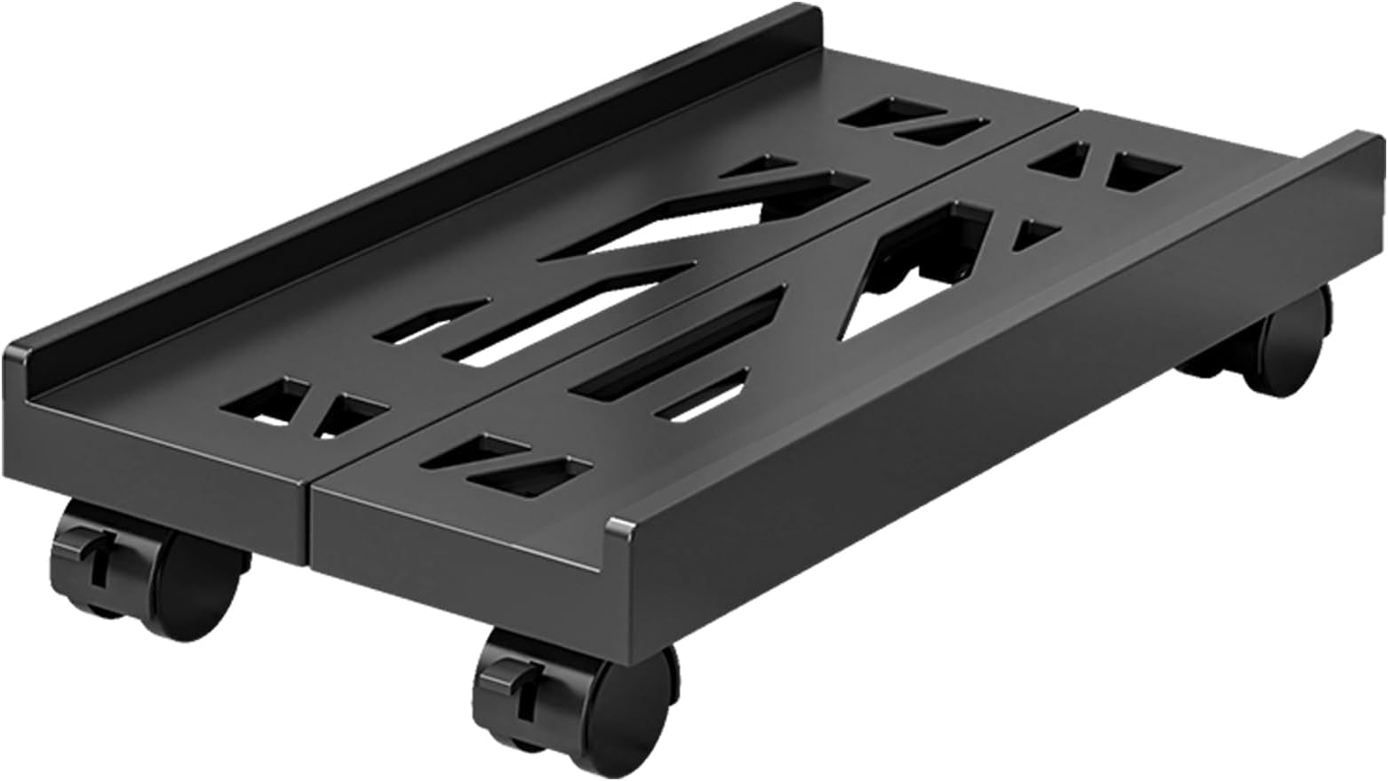 PC Tower Ständer Mit Rollen - Verstellbarer CPU Halter Unter Dem Schreibtisch