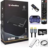 2025 Latest vSee V 3 Pro USB Data Hub - 4G Ram 32G ROM, Multi-Accessory Bundle with 8K-Compatible Cable, 128G TF Card,128G USB Flash Drives, Backlit Keyboard, (Easy Setup,US Support) -  Nvpixt