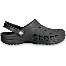 Crocs Unisex Baya Clogs, Black, 6 UK Men/ 7 UK Women