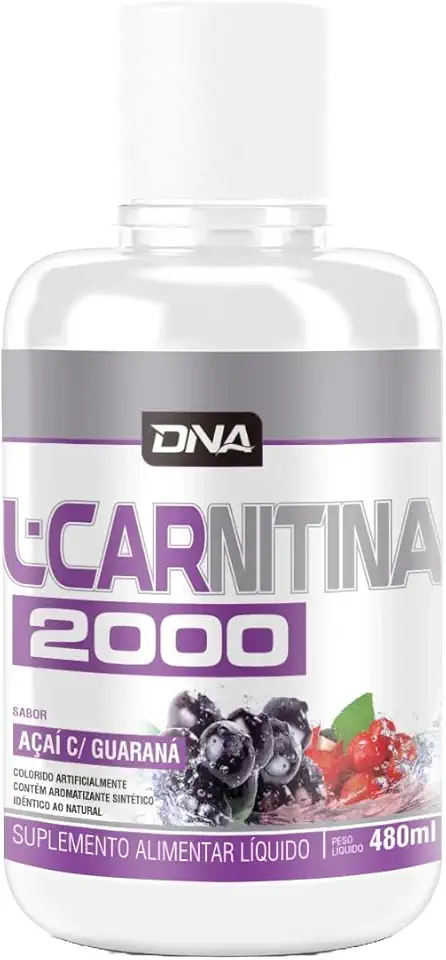 L-Carnitina 2000 480ml Sabor Açaí com Guaraná - Dna Suplementos