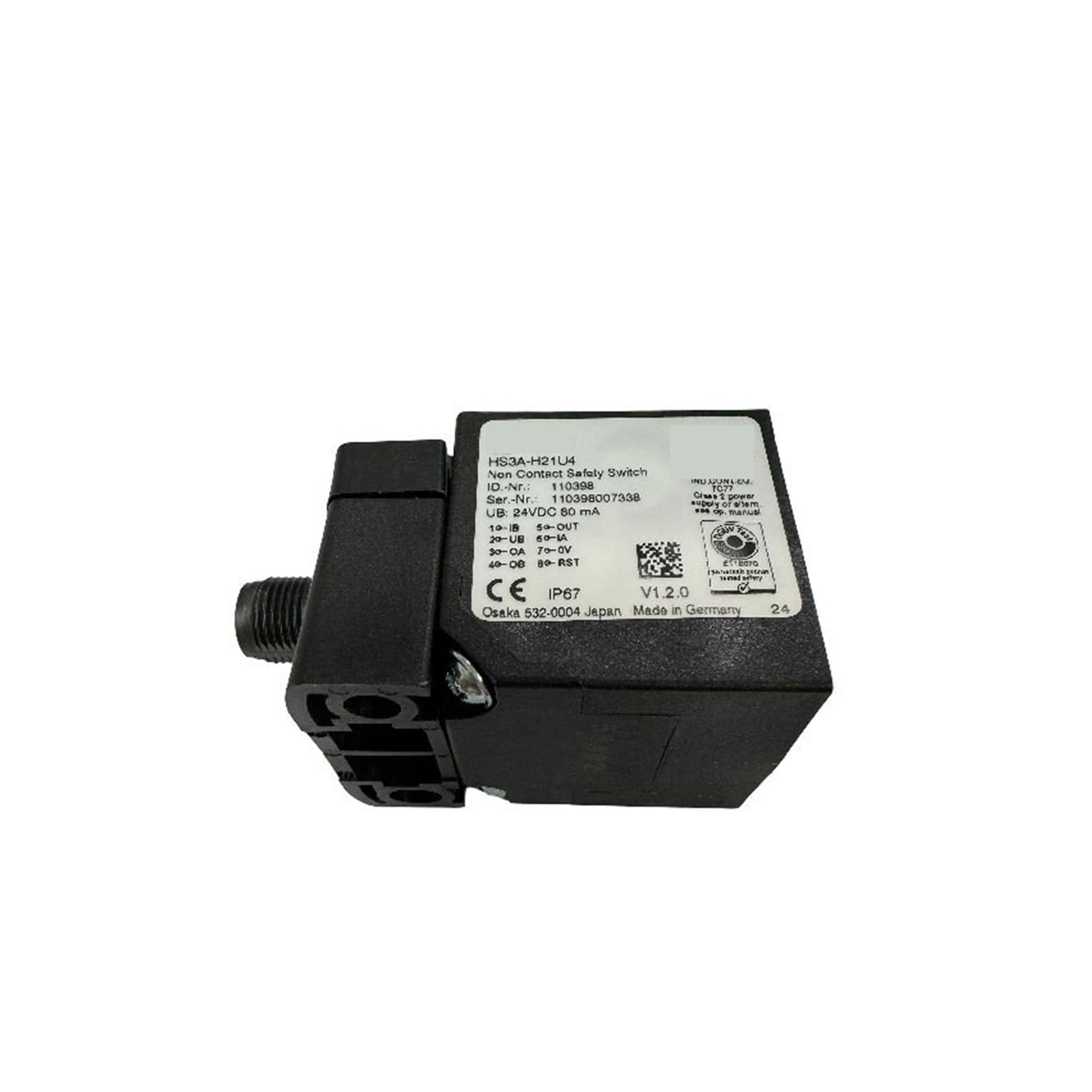 Interruptor de seguridad eléctrico sin contacto HS3A-H21U4