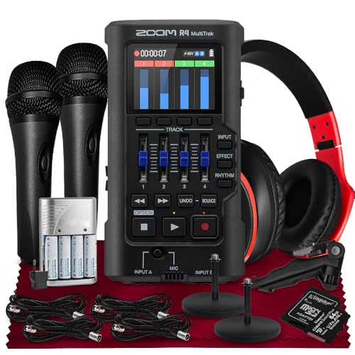 配信機器・PA機器・レコーディング機器 ZOOM R4 MultiTrack Amazon.com: Zoom R4 Multitrak - 32-Bit Float Recorder, 4-Track