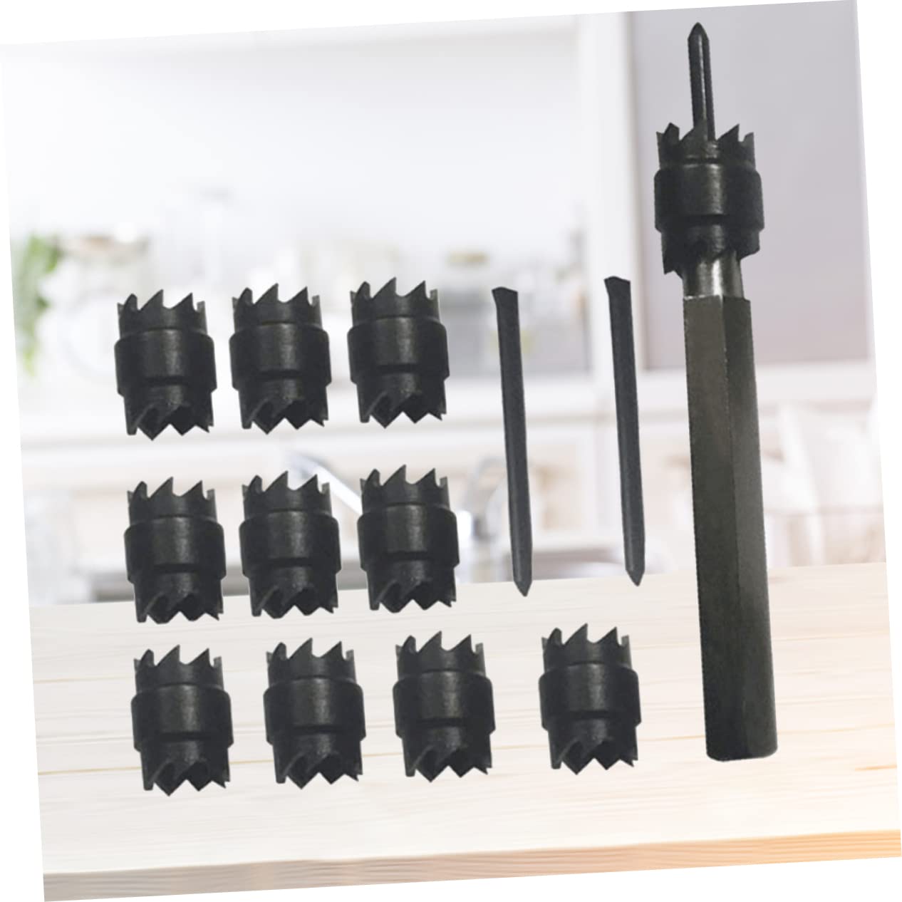 Set Punte per Saldatura a Punti 13 Pezzi Doppia Faccia Nero