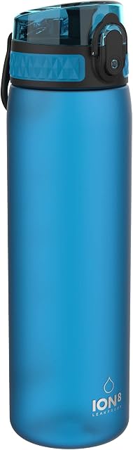 Ion8 Leak Proof Slim Water Bottle, BPA Free, 500ml (18oz)