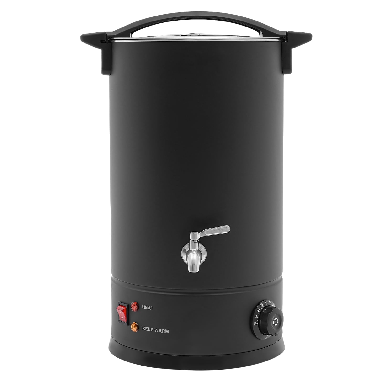 Fundidor de cera para velas, olla de cera de 15 l, olla de fusión de cera de doble pared, eléctrico, temperatura ajustable, con modo de aislamiento térmico para hacer velas
