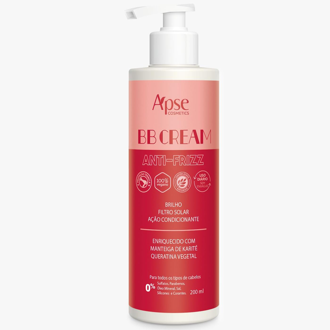 Apse Cosmetics, BB Cream Hair Apice Leave in Universal 200ml