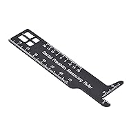 Vista 7 de Angzhili Regla de medición de precisión dental de 1 pieza, medida de palmo, herramientas de escala de medición dental