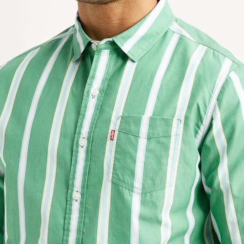 Image of Levi's Men's Striped Slim Fit Shirt