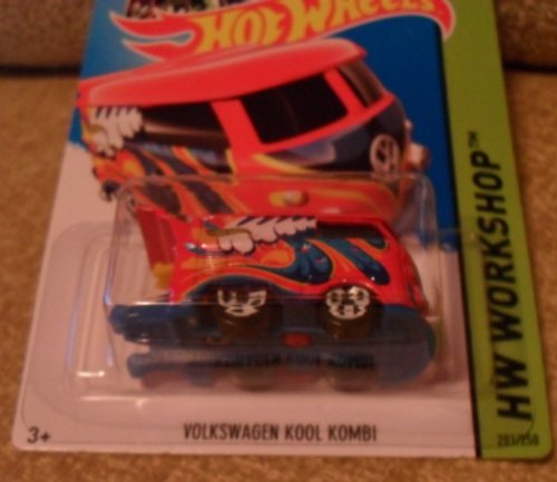 Hot Wheels New Volkwagen Kool Kombi Hw Workshop Red Rare 2014 miniatura 2