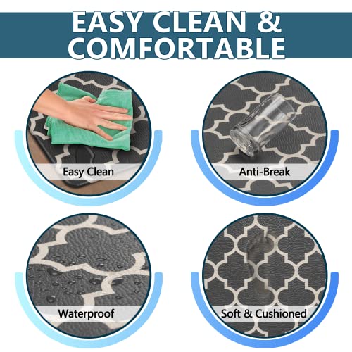 Comfilife Kitchen Mats For Floor (2 Pcs) – Cushioned Anti Fatigue Kitchen Rug For Comfortable Standing – Waterproof, Easy Clean thumb #5