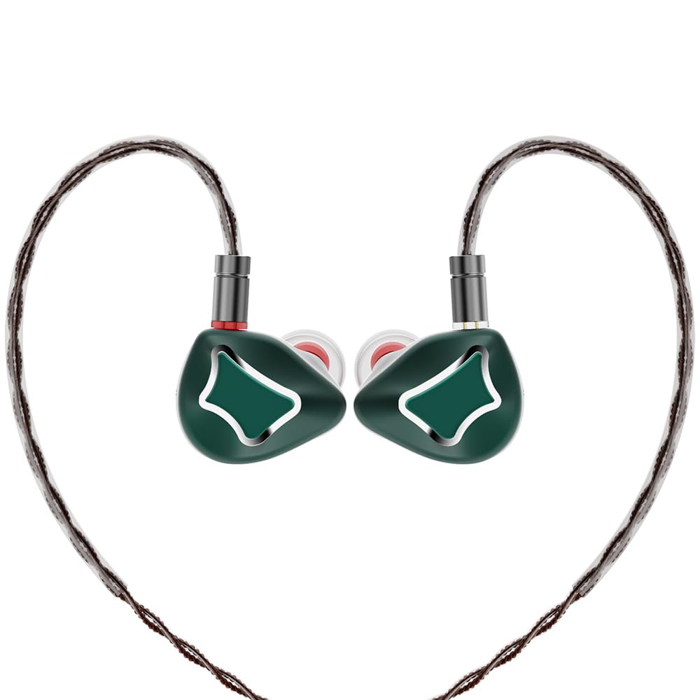 ARTTI R1 in Ear Monitors Earphones, 3DD HiFi Bass Wired Earbuds Gaming IEM Headphones with Detachable 0.78mm 2pin Cable for Singer Musician Audiophile