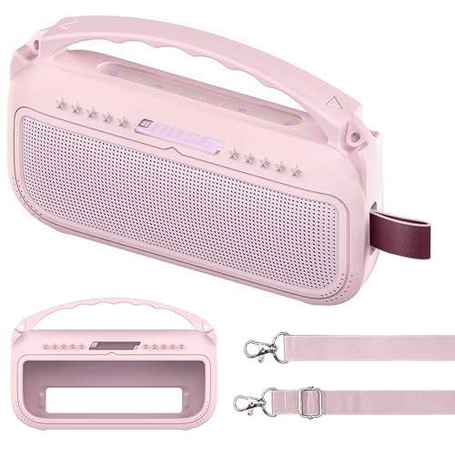 JCHPINE Silicone Cover Case for Bose SoundLink Flex Portable Bluetooth Speaker 2nd Gen, Protective...