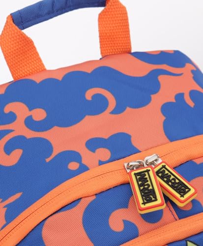 Image of STRIDERS Naruto School Bag for Kids Spacious Durable Rolling Backpack with Padded Comfortable Straps & Fun Design Perfect for School Travel & Play (16 Inch)