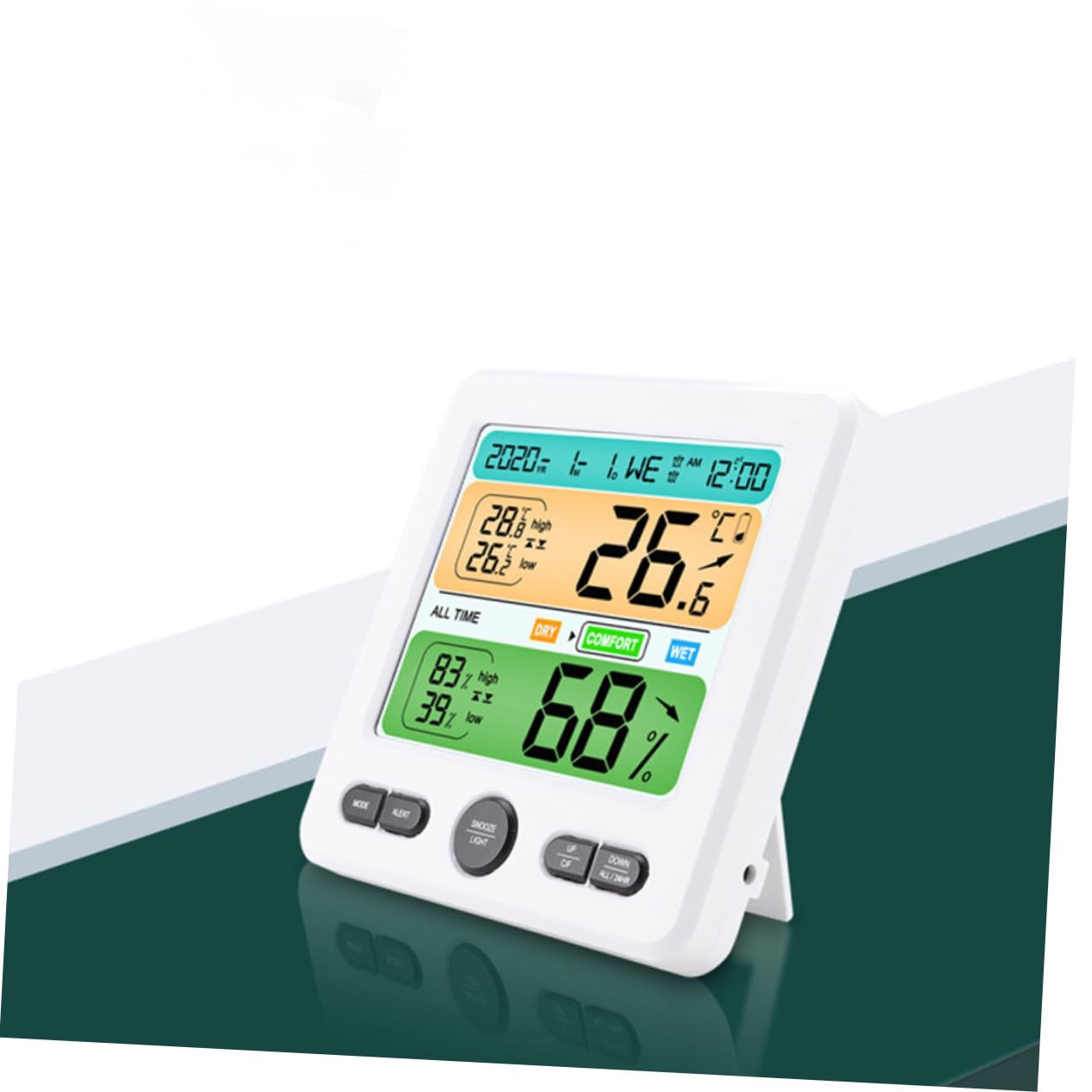 BESPORTBLE Termometro Per Interni Igrometro Digitale Con Temperatura E Umidità Termometro Lcd Preciso Perfetto Per La Cameretta Dei Bambini