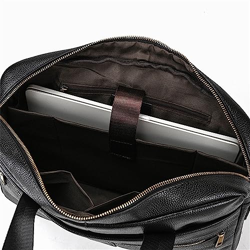 Mens Crossbody Messenger Bags Men's Leather Handbag Business Travel Briefcase Computer Bag for Work Business 7