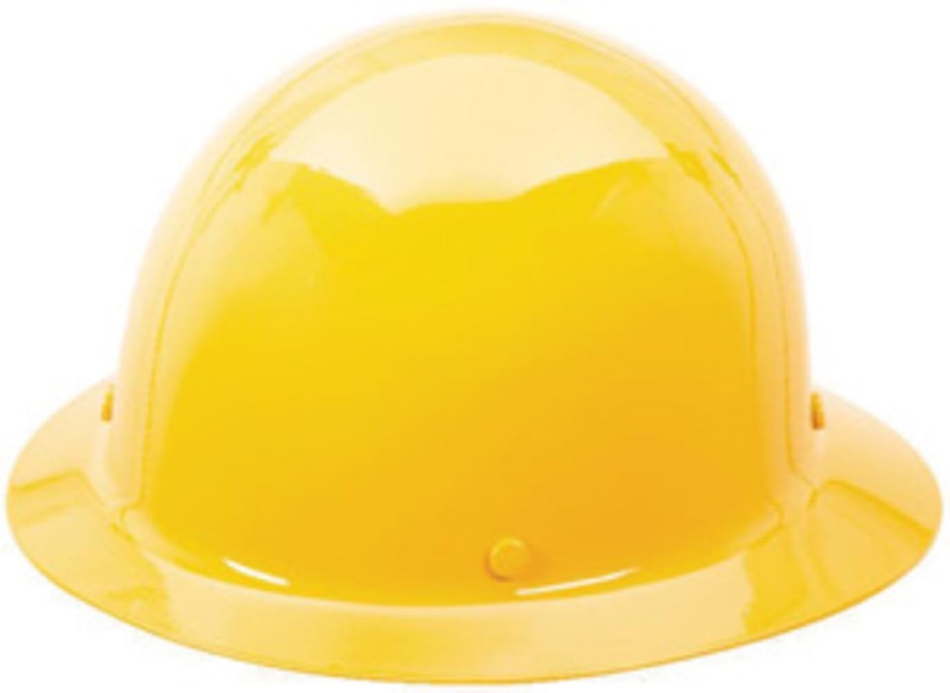 MSA Tan Skullgard 454664 - Gorro rígido con suspensión Staz-On y ala completa, color amarillo