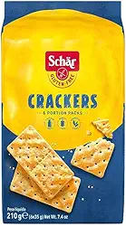 CRACKERS 210G - BISCOITO TIPO CREAM CRACKER S/ GLÚTEN S/ LACTOSE