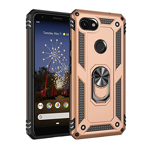 Amazon.co.jp: Google Pixel3a ケース リング付き (シャンパンゴールド