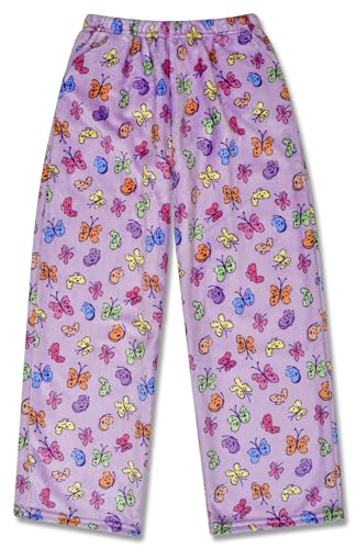 Image of iscream Big Girls Silky Soft Bold Print Plush Fleece Pants - Bold and Bright Collection
