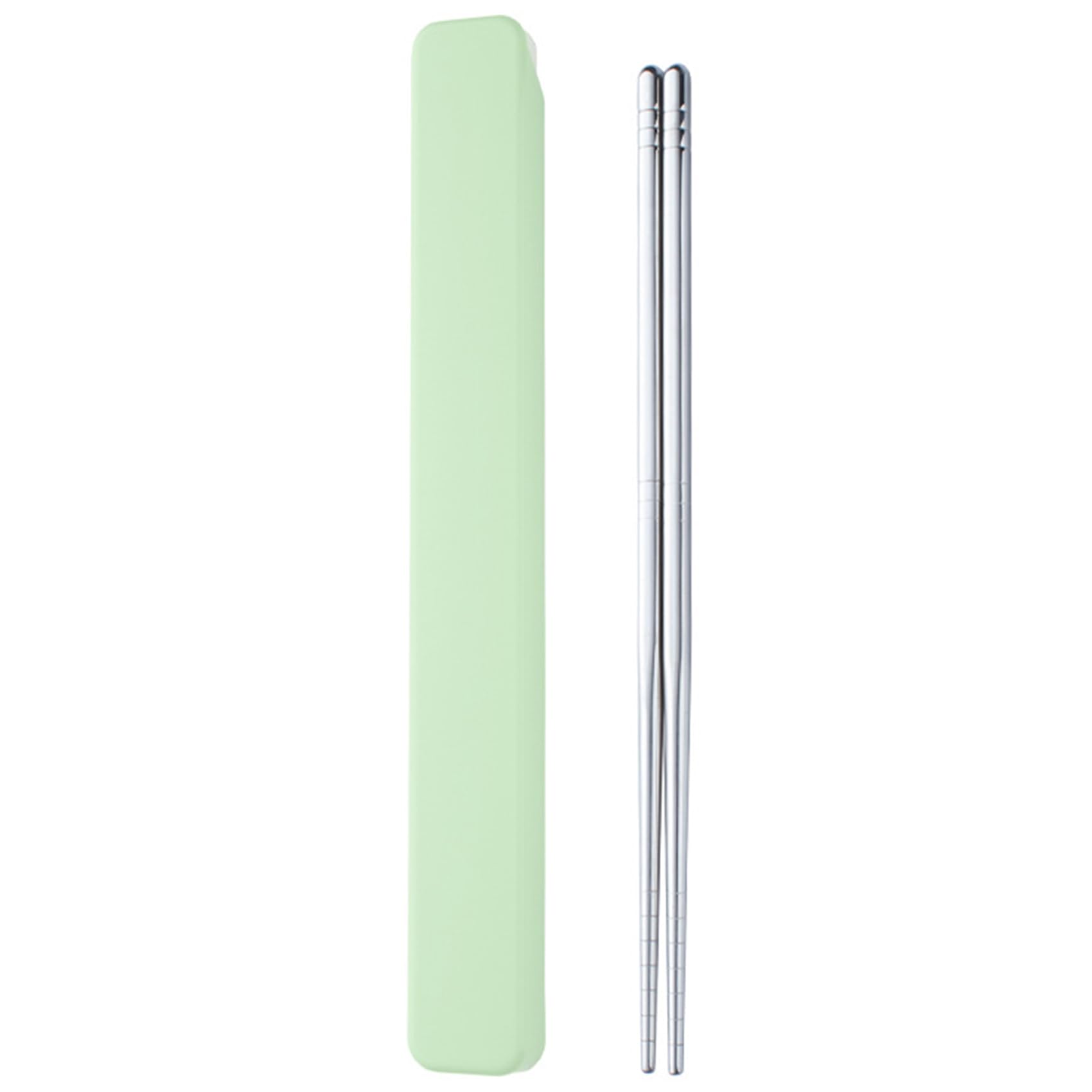 1 Pair Portable Chopsticks with Pull Design Case