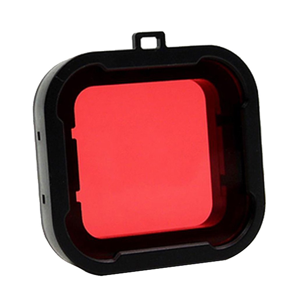 Generic UV-Filter für GoPro Hero 4 3+ rot - Unterwasserfilter für Tauchbegeisterte
