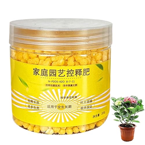 PRIMUZ Pellets de Fertilizantes de liberación Lenta - Liberación controlada de Fertilizante granular de 120 días - Alimento nutritivo para Plantas, Fertilizante de Flores