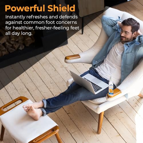 Image of Foot Deodorant Liquid Spray by Common Sense, Helps Soothe Itching and Burning from Most Athlete's Foot, Long-Lasting Odor Control, 3 Pack (2 fl. oz)