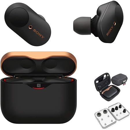 Amazon.com: Sony WF-1000XM3 True Wireless Noise-Canceling Earbud Headphones  (Black, USA Warranty) with Ultra-Portable 5,000 mAh Battery Pack and 4-Port  USB 3.0 Hub (3 Items) : Electronics