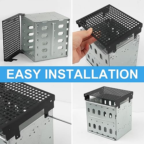 Cage para 5 discos duros 3.5" con ventilador 12cm miniatura 4