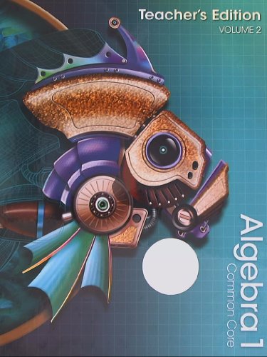 Algebra 1 Common Core Teacher's Edition Volume 2 0133281183 Book Cover