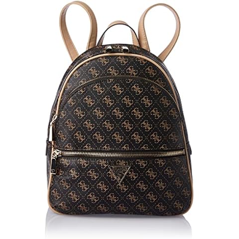 GUESS Women's Manhattan Large Brown Backpack Cover
