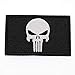 Cobra Tactical Solutions Punisher Castigador Skull Parche Bordado Táctico Moral Militar con Cinta adherente de Airsoft Paintball para Ropa de Mochila táctica