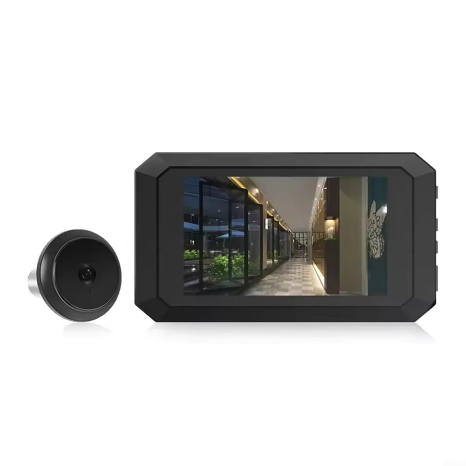 Intelligente Türspion-Kamera, mit 1080P-Video, 3,97-Zoll-Farb-LCD-Bildschirm, 135°-Weitwinkel, für Nachtsicht, passend für 15–30 mm Türloch, 35–110 mm Dicke, intelligente digitale