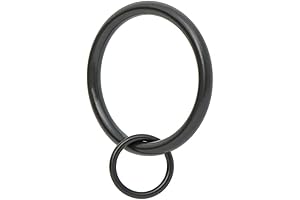 Ivilon Drapery Eyelet Curtain Rings: Glide in Quiet with Effortless Elegance