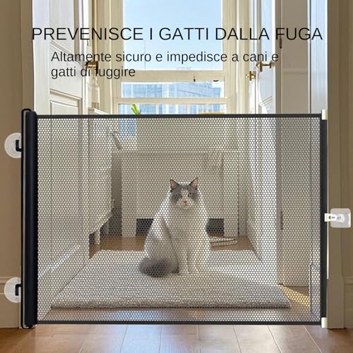 Portes et extérieur sécurisés avec cette grille de protection et mesh pour animaux de compagnie - 3