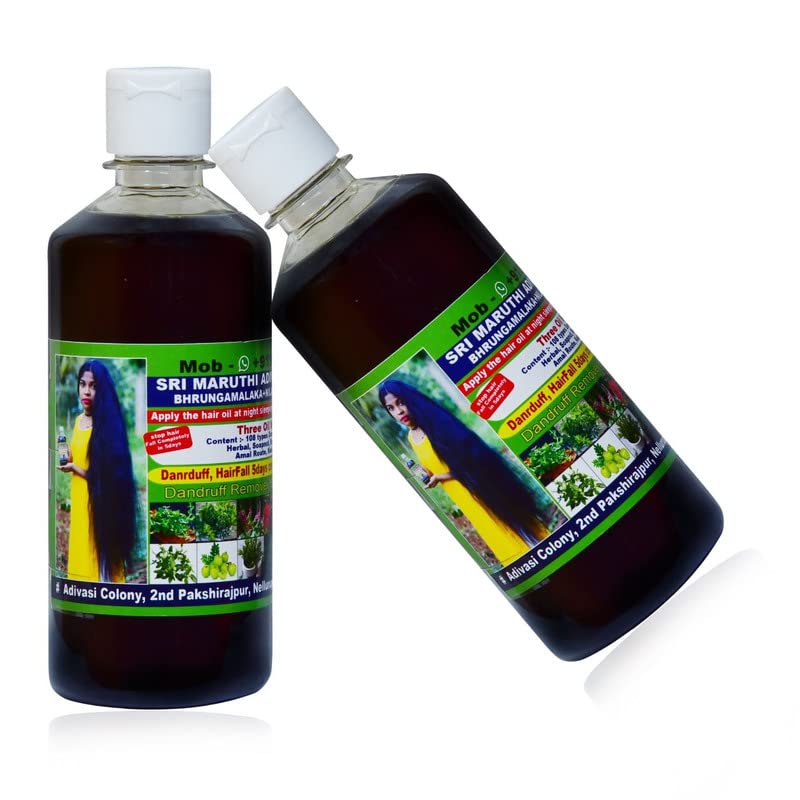 Image of SRI MARUTHI Adivasi Herbal Hair Oil(Sri Maruthi Herbal Oil13-100)