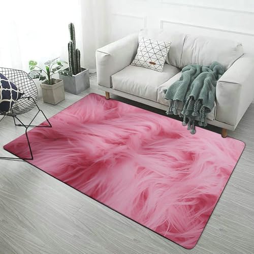 Tapis de salon lavable et antidérapant en velours texturé chic - 3