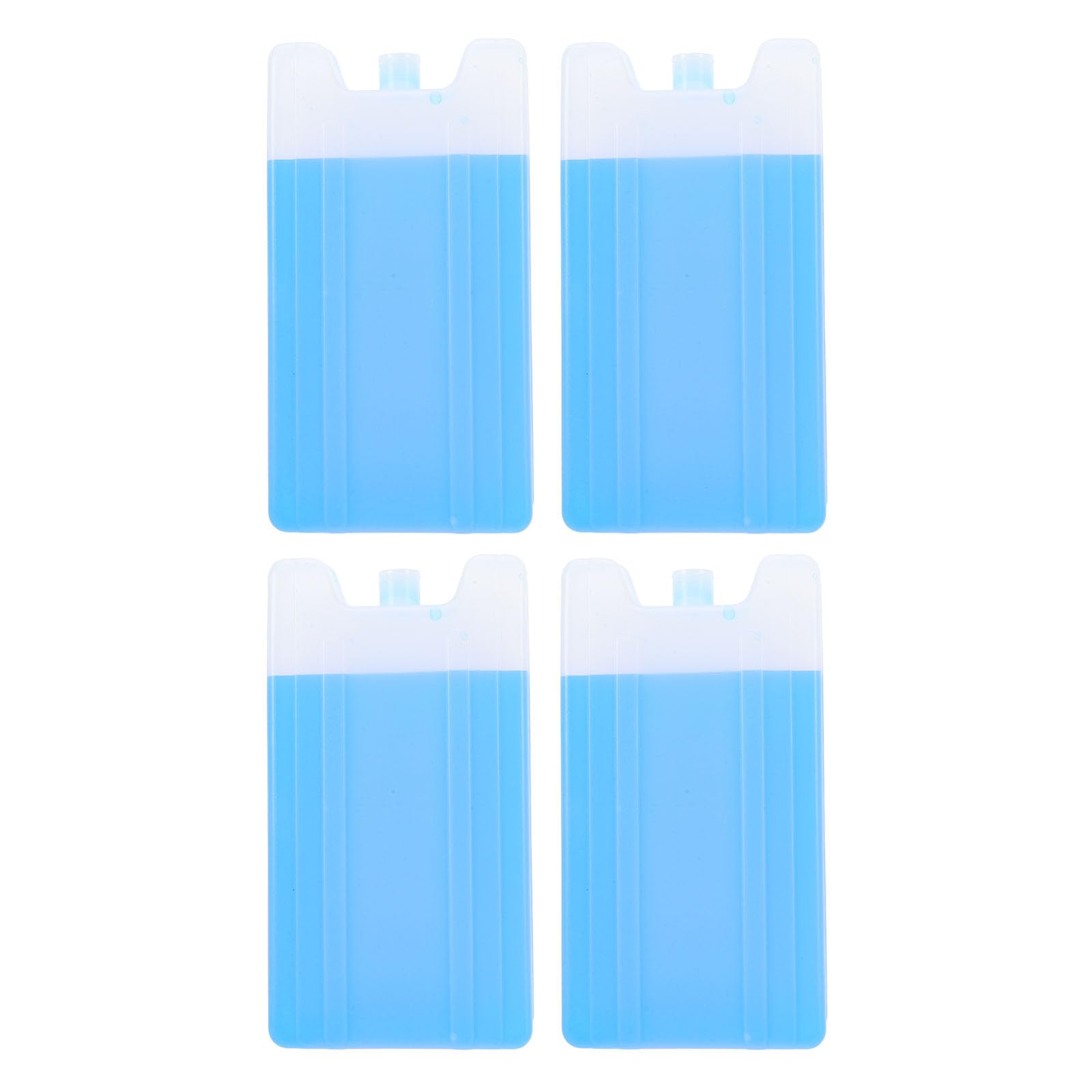 4er-Pack Kühlboxen für Luftkühler/Ventilatoren – Vorgefüllte, sichere Kühlakkus – 400 ml Wiederverwendbare Kühlakkus für Camping, Lunchboxen, Lebensmittelkonservierung und Versand