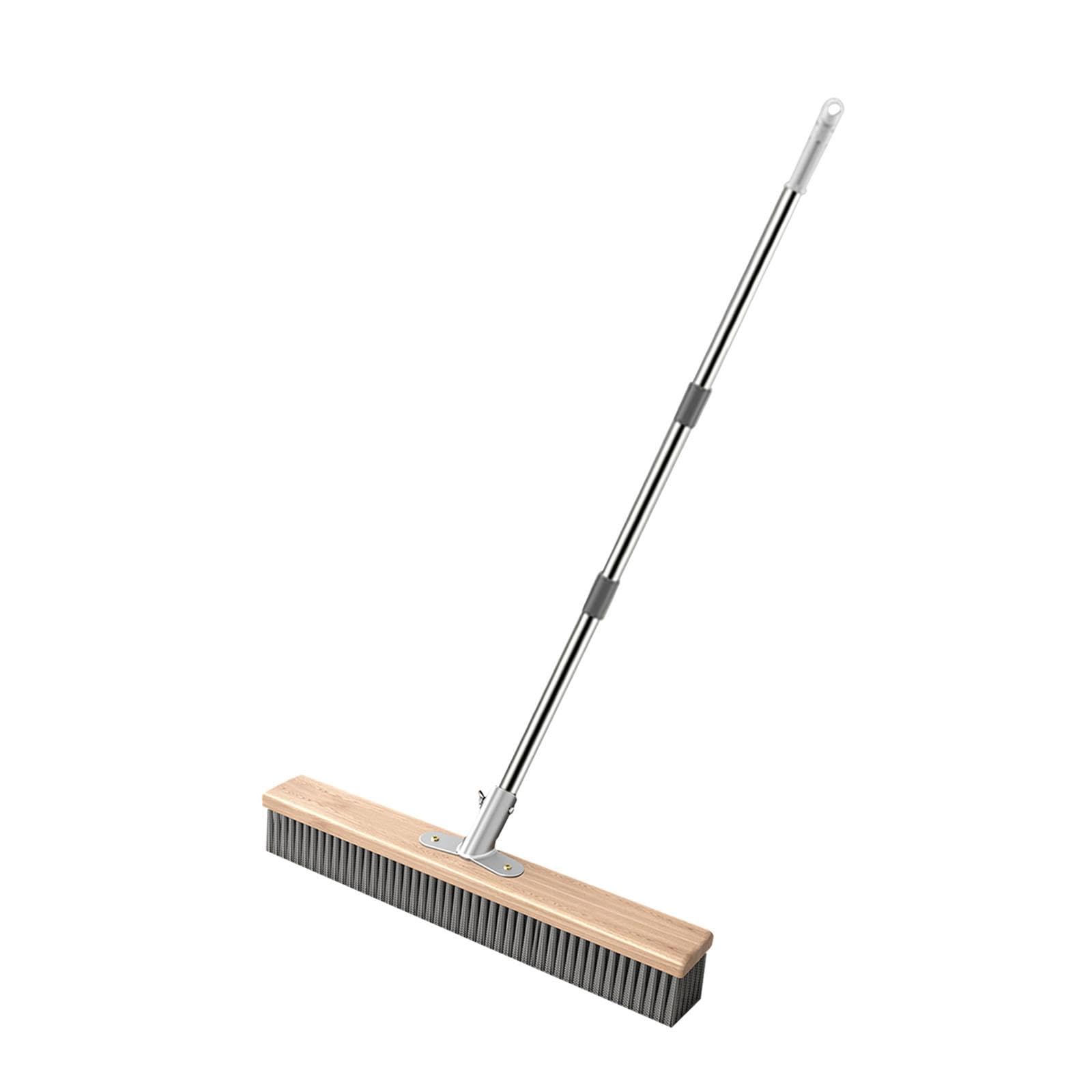 Cepillo de Alambre de Acero Inoxidable, Cerdas Metálicas, Fregador de Suelos, Removedor, Cepillo Limpiador de Juntas, Escoba para Exteriores para El P, 50cm