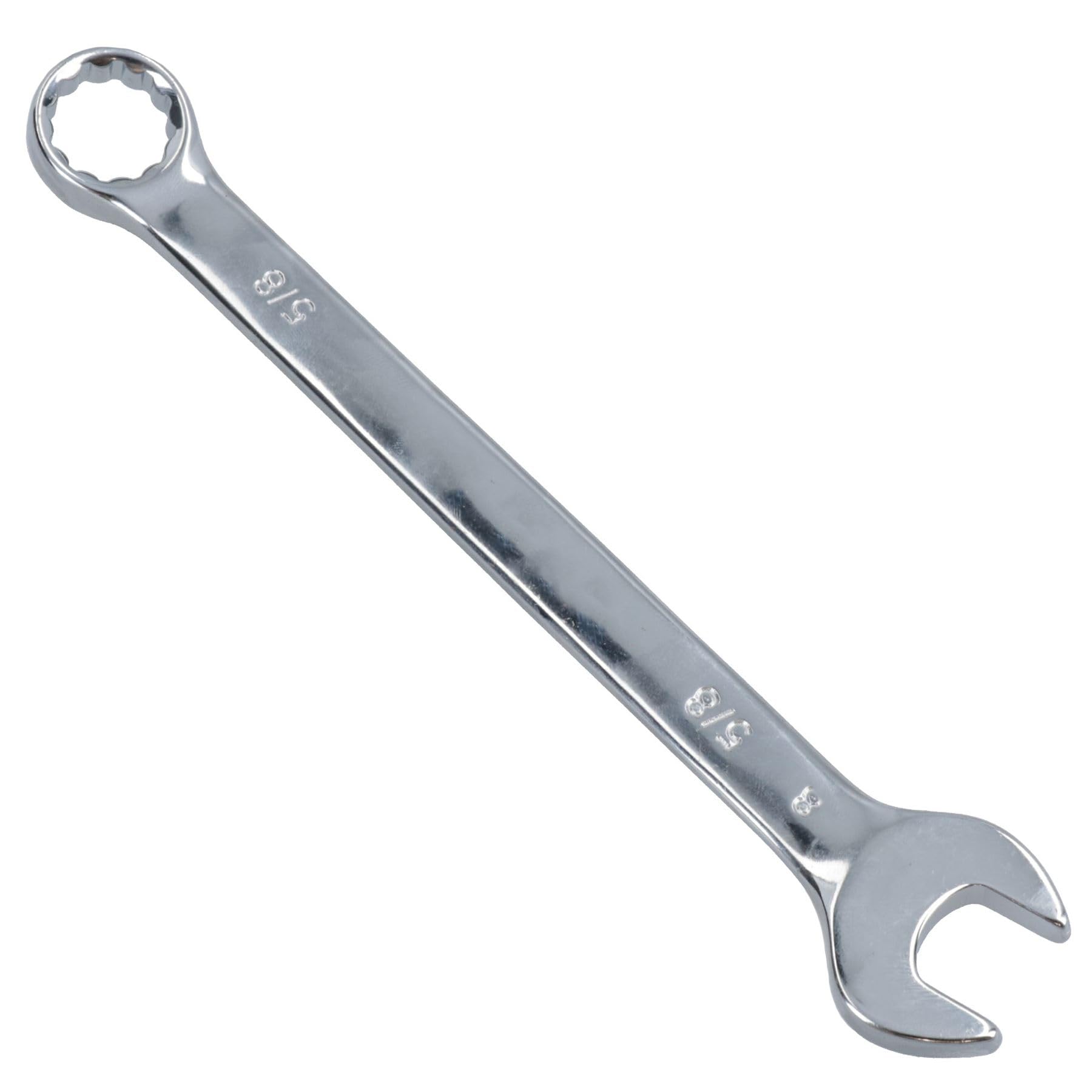 Ab Tools 5/8In. Imperial Sae Af Combination Spanner Open Ended Ring Wrench Bi-Hex