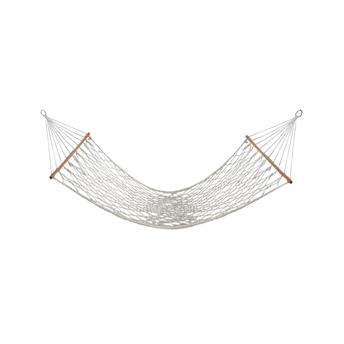 Acomoda Textil – Hamaca Colgante de Macramé con Estructura de Madera para Exteriores. Hamaca con Borlas Cómoda, Resistente y Espaciosa de Jardín, Patio y Terraza 200x80 cm