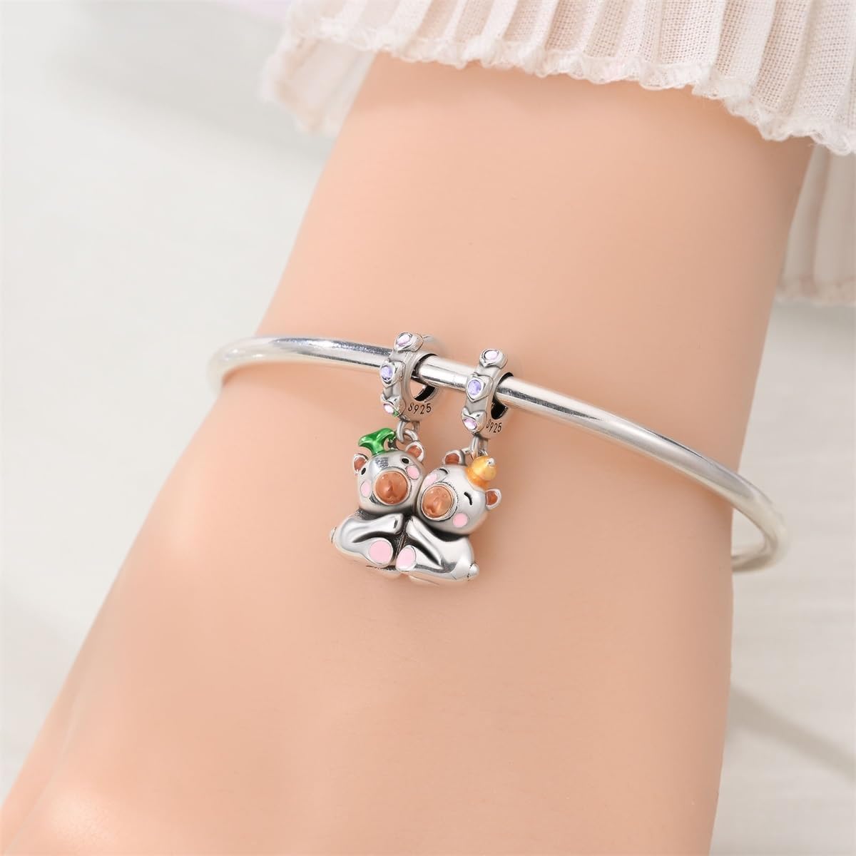 925 Sterling Silver Charms for Pandora Bracelets and Necklaces for Women Bead Cartoon Jewelry Gifts - Image 3