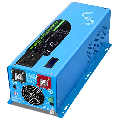 4000W Peak12000W DC 24V Pure Sine Wave Inverter Charger Split Phase AC Input 240V AC Output 120V / 240V Low Frequency Solar Power Inverter Converter with LCD Manufactured by SunGoldPowerCo.,Ltd
