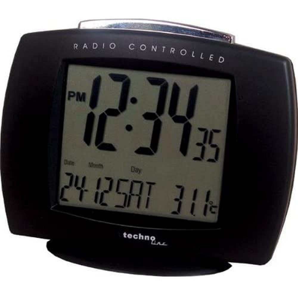 Technoline Funkwecker WT 189 Mit Temperaturanzeige - DCF-77 Uhr Mit Datumsdisplay